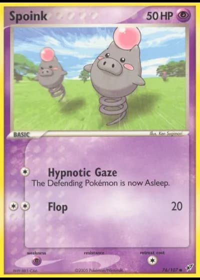 Spoink #76/107 — Deoxys