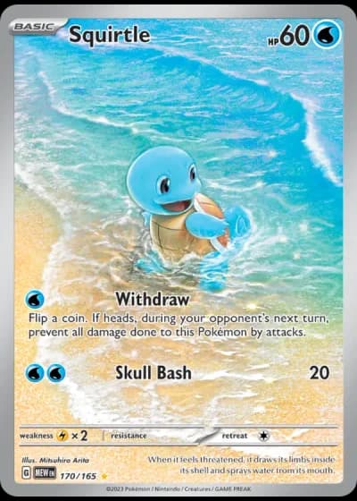Squirtle #170/165 — 151