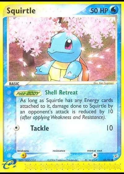Squirtle #46/95 — EX Team Magma vs Team Idro