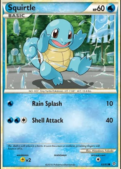 Squirtle #63/95 — Unleashed