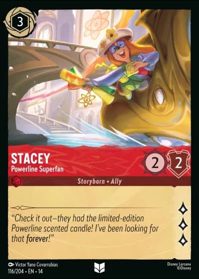 Stacey - Powerline Superfan #116/257 — Hyperia City