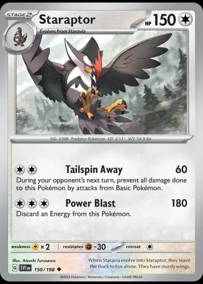 Staraptor #150/198 — Scarlet & Violet
