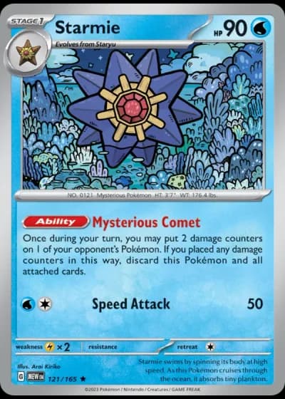 Starmie #121/165 — 151