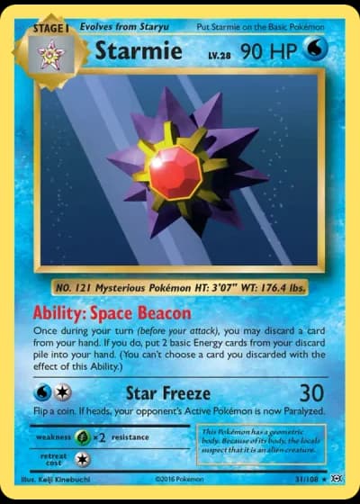 Starmie #31/108 — Evolutions