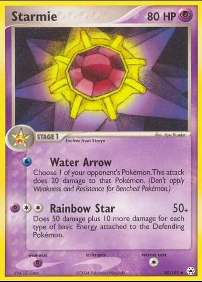 Starmie #49/101 — Hidden Legends