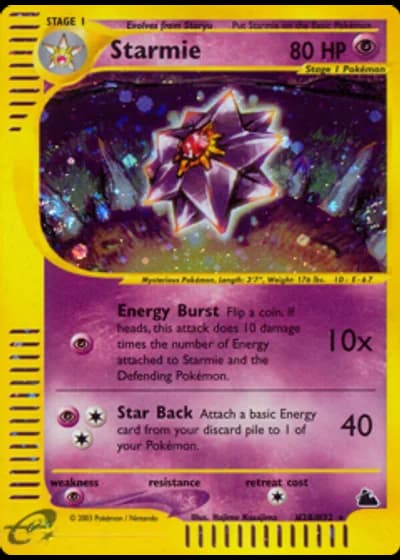 Starmie H28/144 — Skyridge