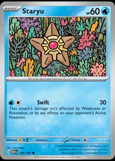 Staryu #120/165 — 151