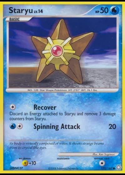 Staryu #122/146 — Il Risveglio dei Miti