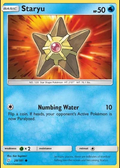 Staryu #28/181 — Team Up