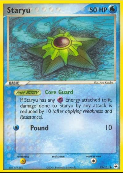 Staryu #75/101 — Hidden Legends