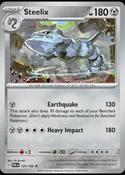 Steelix #125/182 — Paradox Rift