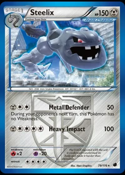 Steelix #79/116 — Plasma Freeze