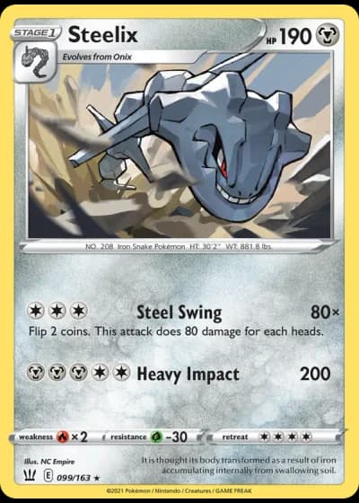 Steelix #99/163 — Battle Styles