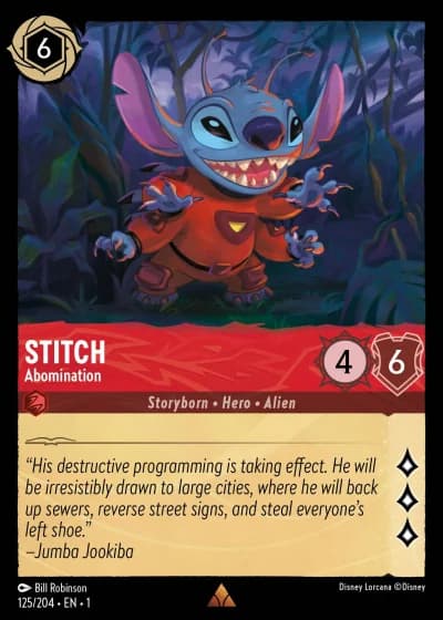Stitch - Abomination #125/204 — The First Chapter