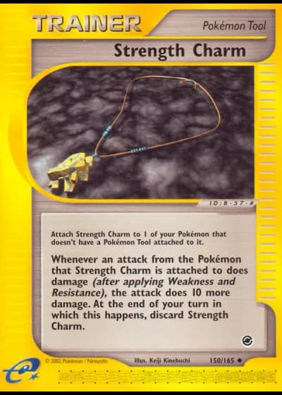 Strength Charm #150/165 — Expedition Base Set