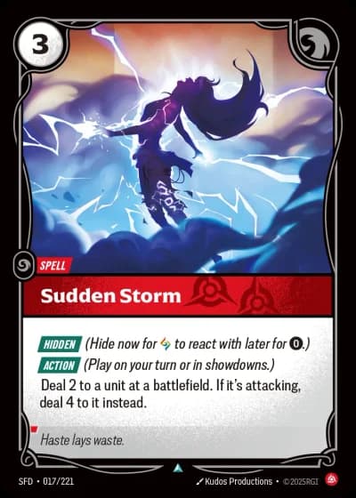 Sudden Storm #017/303 — Spiritforged