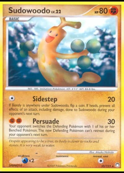 Sudowoodo #35/123 — Mysterious Treasures