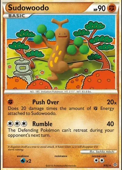 Sudowoodo #9/95 — Unleashed