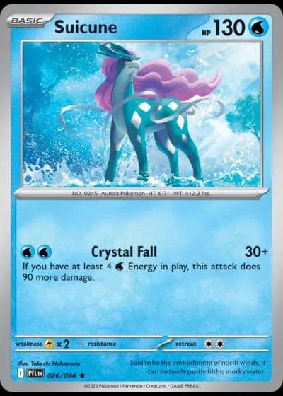 Suicune #026/94 — Phantasmal Flames