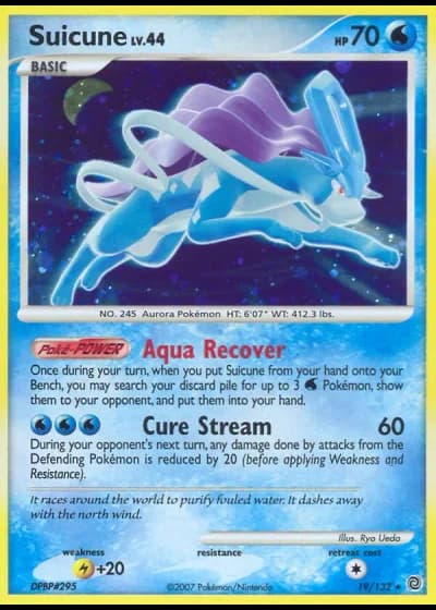 Suicune #19/132 — Secret Wonders