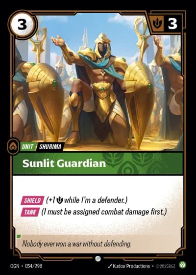 Sunlit Guardian #054/352 — Origins