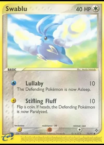 Swablu #75/97 — EX Drago