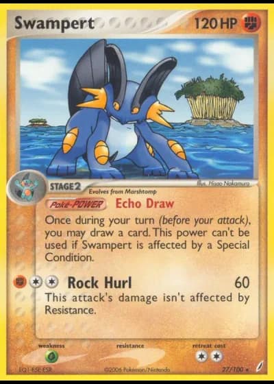 Swampert #27/100 — Crystal Guardians
