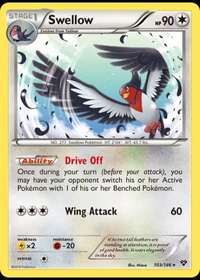 Swellow #103/146 — XY