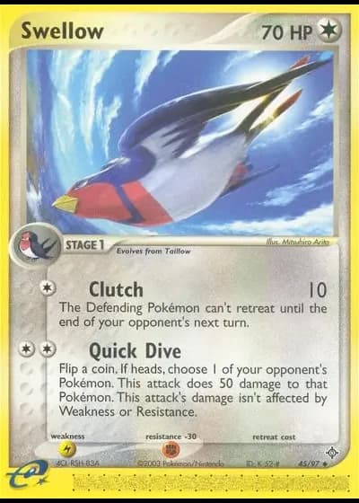 Swellow #45/97 — Dragon