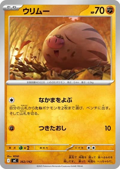Swinub #362/742 — Start Deck 100 Battle Collection