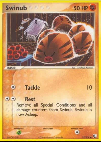 Swinub #79/109 — Team Rocket Returns