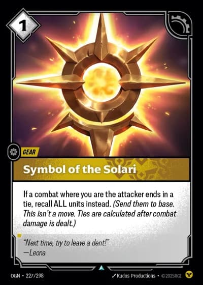 Symbol of the Solari #227/352 — Origins