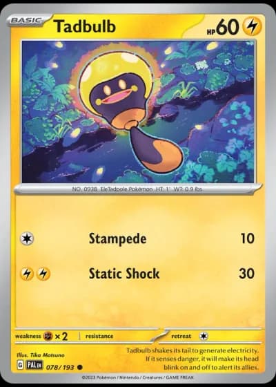 Tadbulb #078/193 — Paldea Evolved