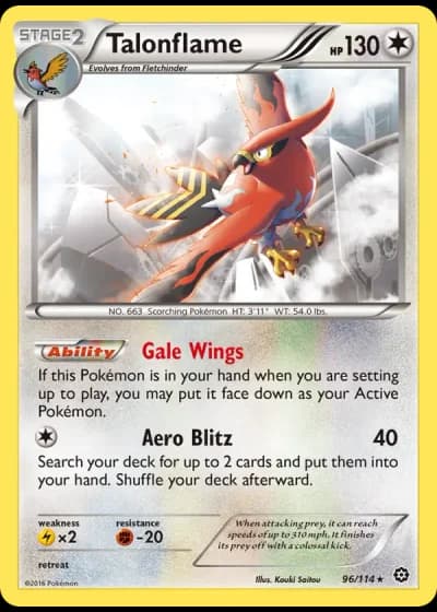 Talonflame #96/114 — Steam Siege