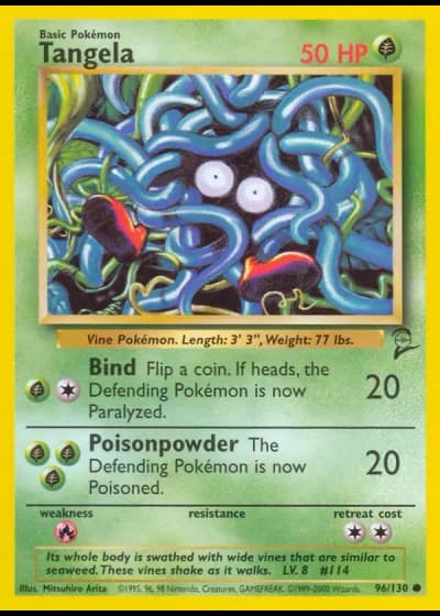 Tangela #96/130 — Base Set 2