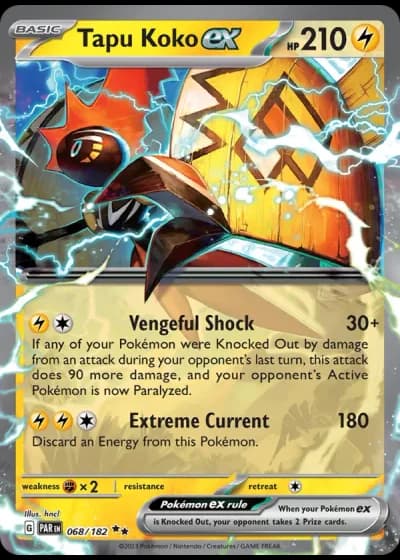 Tapu Koko ex #068/182 — Paradox Rift
