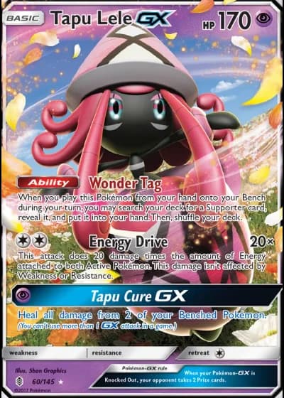 Tapu Lele GX #60/145 — Guardians Rising