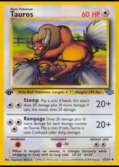 Tauros (1. Edition) #47/64 — Dschungel (1. Edition)