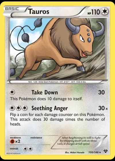 Tauros #100/146 — XY