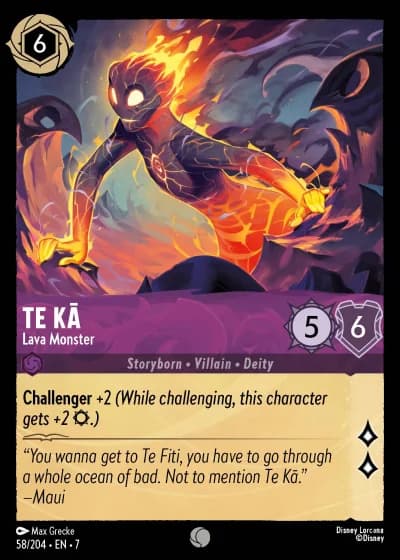 Te Kā - Lava Monster #58/204 — Archazia's Island