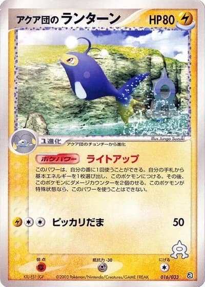 Team Aqua's Lanturn #16/33 — Aqua Deck Kit