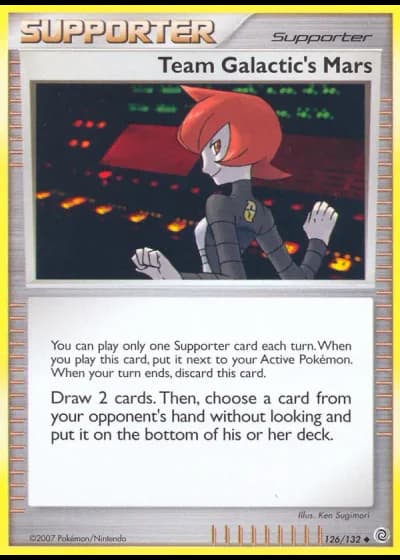 Team Galactic's Mars #126/132 — Secret Wonders