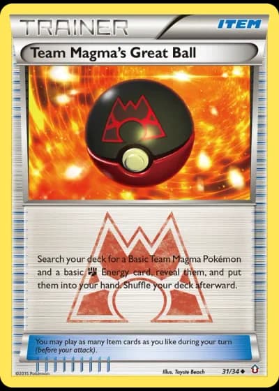 Team Magma's Great Ball #31/34 — Double Crisis