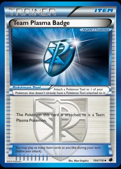Team Plasma Badge #104/116 — Plasma Freeze