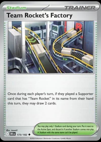 Team Rocket's Factory #173/182 — Destined Rivals
