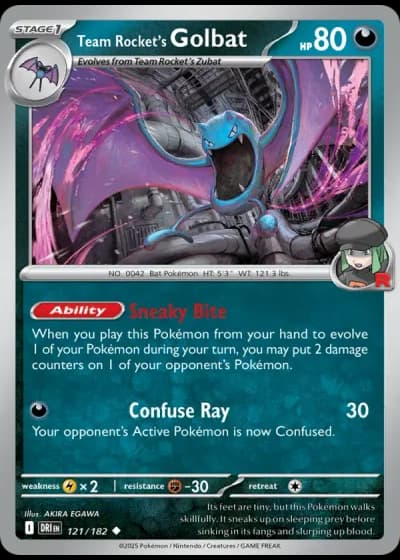 Team Rocket's Golbat #121/182 — Destined Rivals