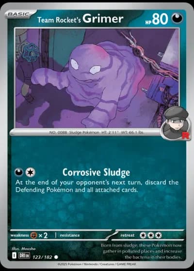 Team Rocket's Grimer #123/182 — Destined Rivals