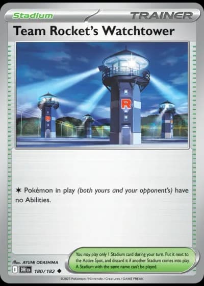 Team Rocket's Watchtower #180/182 — Destined Rivals