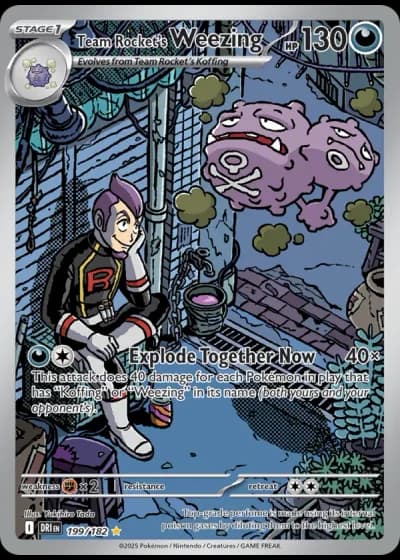Team Rocket's Weezing #199/182 — Destined Rivals