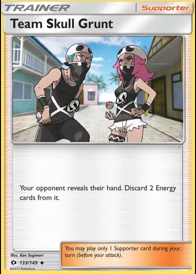Team Skull Grunt #133/149 — Sun & Moon